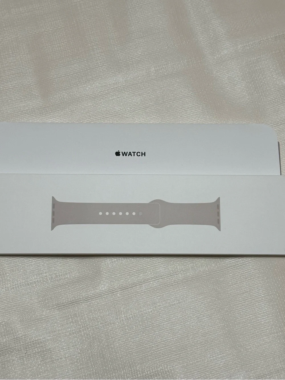 Apple Silicone Watch Band - starlight sport band
